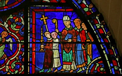 Szene aus dem Leben des heiligen Martin, Kathedrale von Chartres